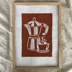 Espresso - brændt orange A4