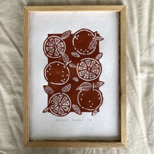 Appelsin - brændt orange - A4