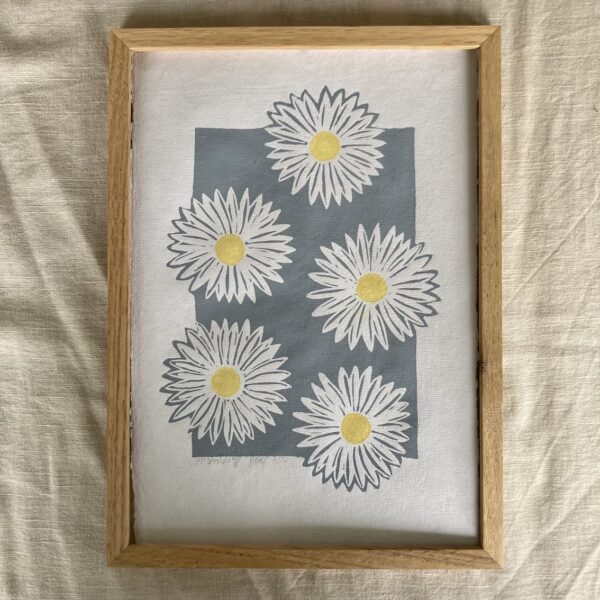 Daisy - dueblå - A4