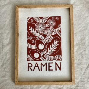 Ramen - brændt orange A4