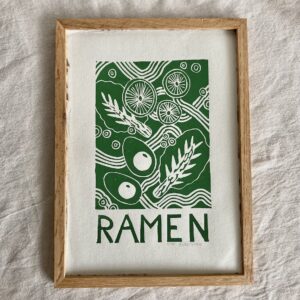 Ramen - grøn - A4