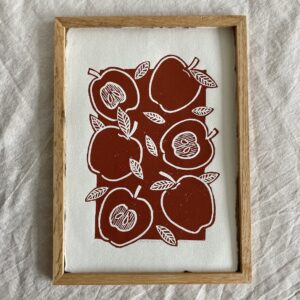 Æbler - brændt orange A4