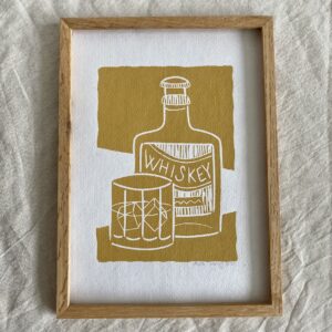 Whiskey- okker A4