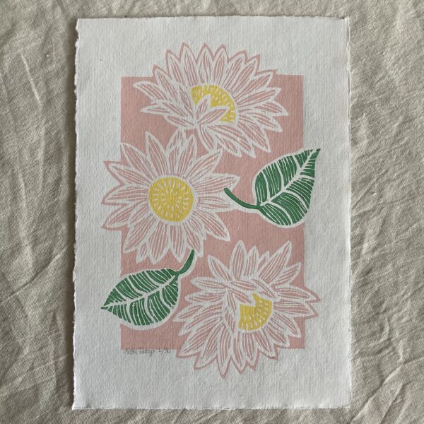 Solsikke- rosa A4 - Image 2