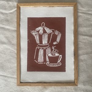 Espresso - rødbrun A4