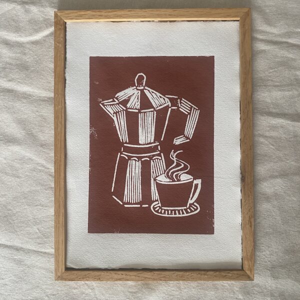 Espresso - rødbrun A4