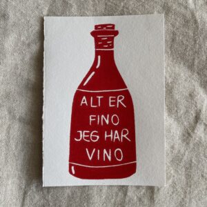 Vino (mini tryk)