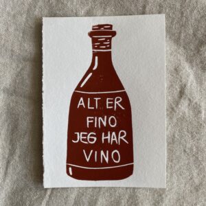 Vino (mini tryk)