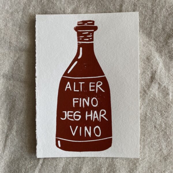 Vino (mini tryk)