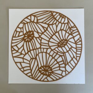 Orange Valmuer - 30x30