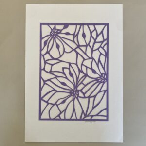 Lilla Kirsebærblomst - A3